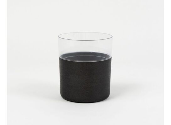 Osłonka Perry 16 cm ze szkłem grafitowy
