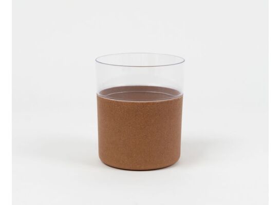 Osłonka Perry 16 cm ze szkłem brązowy