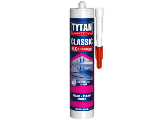 Klej montażowy CLASSIC FIX 290 ml bezbarwny TYTAN PROFESSIONAL