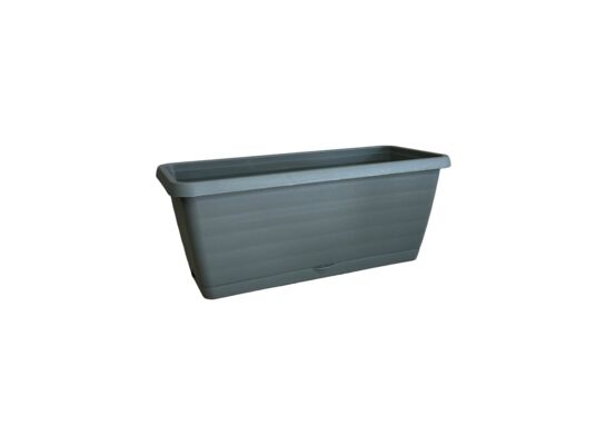 Skrzynka balkonowa Toledo 60 cm z podstawkiem szary