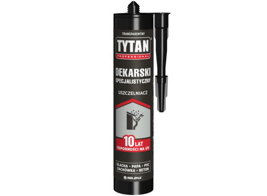 Uszczelniacz dekarski specjalistyczny 280 ml bezbarwny TYTAN PROFESSIONAL