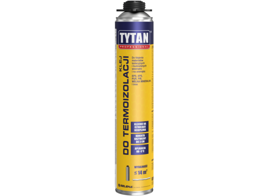 Pianoklej do termoizolacji 820 ml szary TYTAN PROFESSIONAL