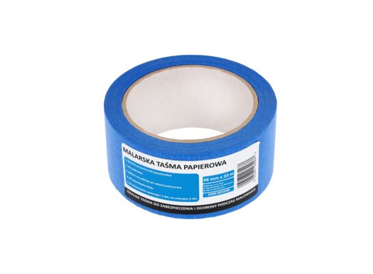 Taśma 48 mm x 33 m niebieska papierowa