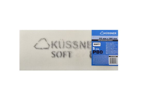 Siatka ścierna SOFT 280 x 115 mm P80 5 sztuk