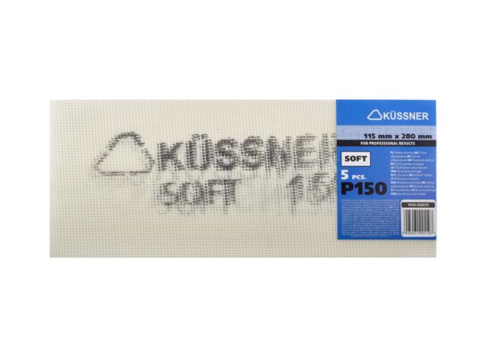 Siatka ścierna SOFT 280 x 115 mm P150 5 sztuk