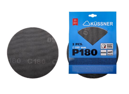 Siatka ścierna rzep 225mm P180 3 sztuki