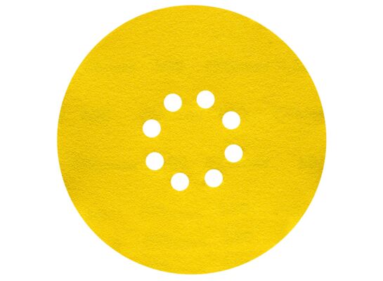 Tarcza ścierna P240 rzep 225 mm 8 otworów 3 sztuk TS30R żółta