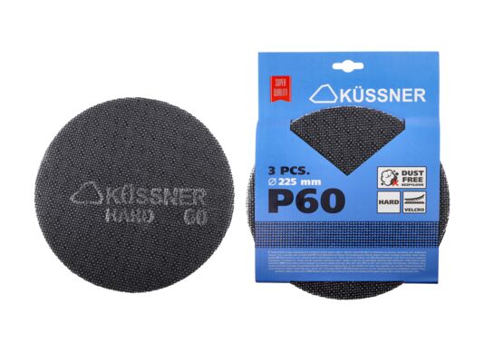 Siatka ścierna rzep 225mm P60 3 sztuki