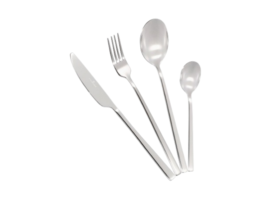 Komplet sztućców Slim 24 sztuki srebry Zwieger