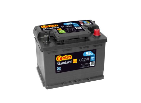 Akumulator Standard CC550 55 Ah/460 A CENTRA