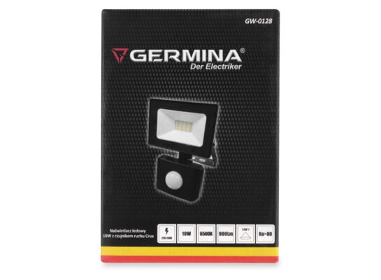 Naświetlacz LED z czujnikiem ruchu 10 W 6000 K IP65