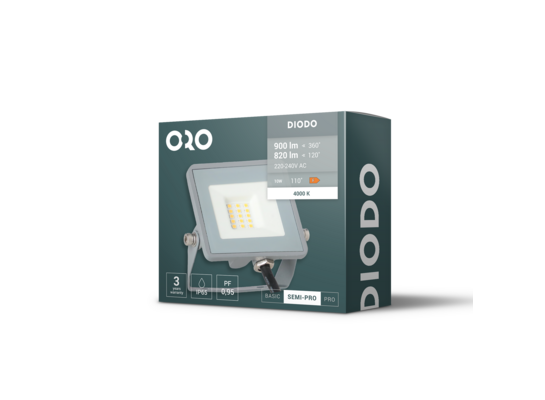 Naświetlacz LED oro diodo 10 W neutralna biel nw