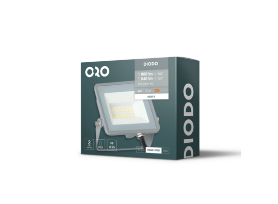 Naświetlacz LED oro diodo 20 W neutralna biel nw