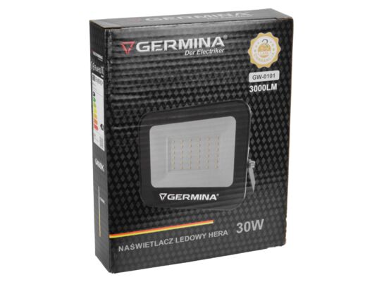 Naświetlacz LED 30 W 3000 lm 6400 K IP65 hera germina