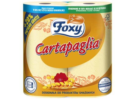 Ręczniki kuchenne CARTAPAGLIA 2 rolki Foxy