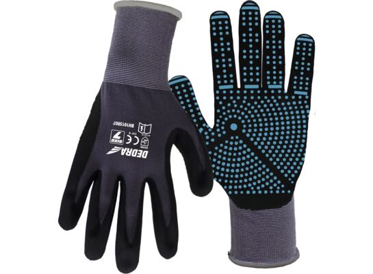 Rękawice ochronne nakrapiane Nitril Flex Premium 11