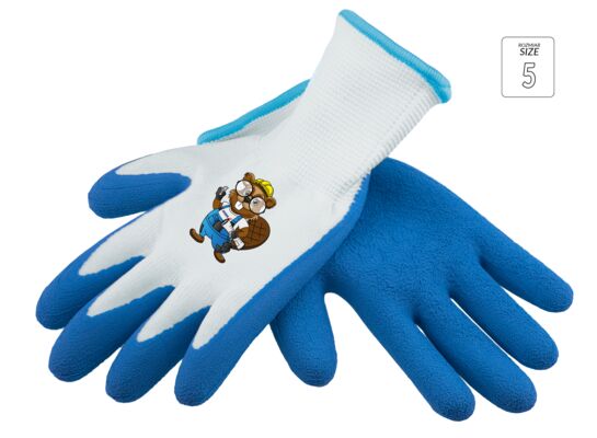 Rękawice dziecięce robocze lateksowe spieniony lateks 5 BH1007R05 DEDRA