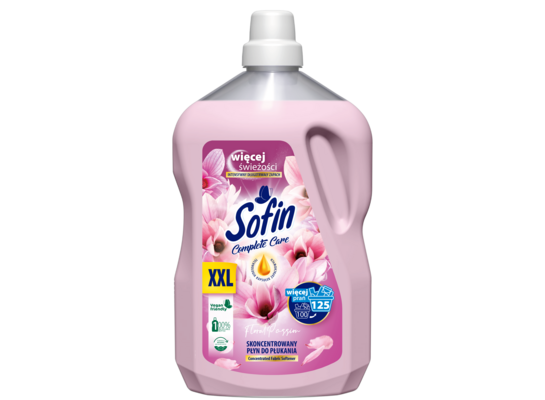 Skoncentrowany płyn do płukania tkanin Complete Care & Freshness Floral Passion 2,5 l SOFIN