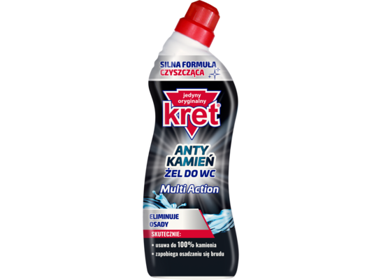 Żel do WC Multi Action Antykamień 750 g KRET