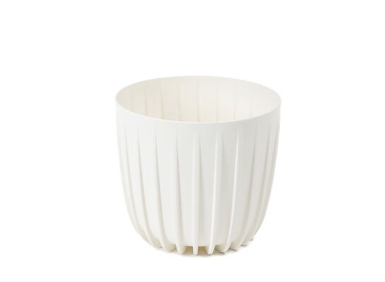 Osłonka niska Mira 15,6 cm kremowy