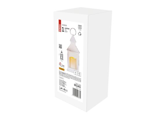 Lampion LED świeczka biały 24 cm 3 x AAA vintage IP20 timer