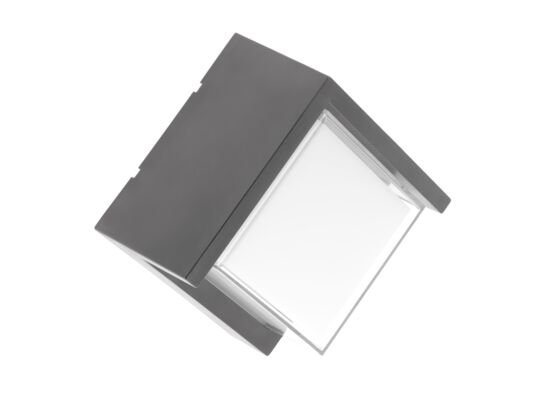 Oprawa elewacyjna kwadratowa LED CANTI II szara