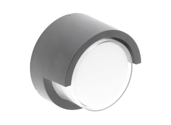 Oprawa elewacyjna okrągła LED CANTI II szara