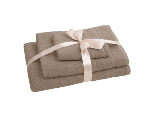 Komplet ręczników April beżowy 3 sztuki EUROFIRANY