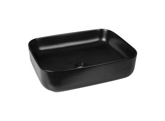 Umywalka nablatowa KR-384 czarny mat Kerra