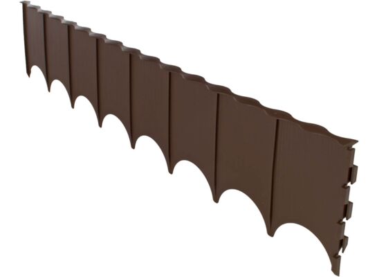 Palisada dekoracyjna 0,6 m brązowa