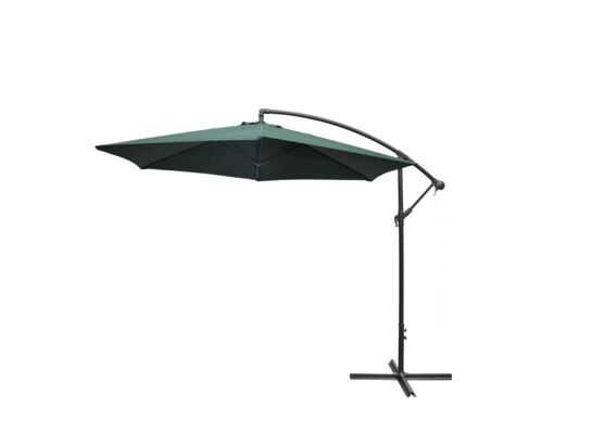 Parasol ogrodowy boczny Banana zielony 3 m