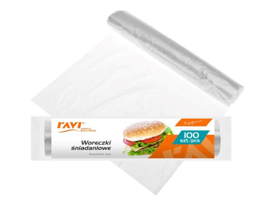 Woreczki śniadaniowe 18 x 28 cm 100 sztuk