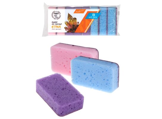 Gąbki do naczyń Etna 8 sztuk