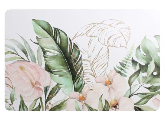 Podkładka Orchis 43,5 x 28 cm biało-zielony