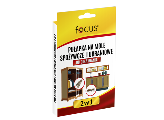 Pułapka na mole spożywcze i ubraniowe 2 sztuki Focus