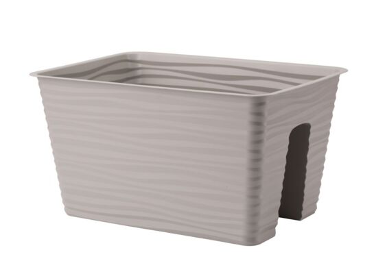 Donica balustradowa Sahara 40 cm jasnoszary