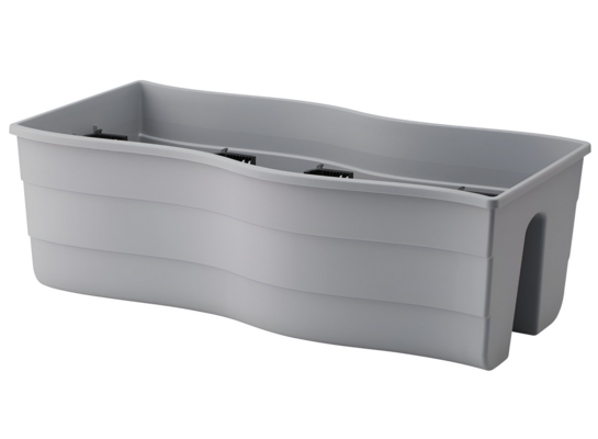 Donica balustradowa Fala Wave 60 cm platynowy