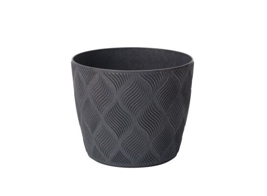 Osłonka Flow Petit z podstawką 17 cm głęboki czarny