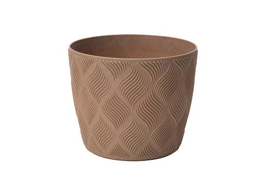 Osłonka Flow Petit Eco 19 cm naturalne drewno brązowy