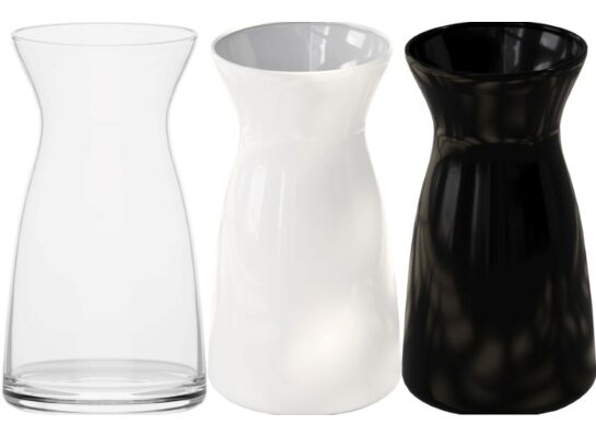 Wazon szklany Tulip 16,5 cm mix kolorów