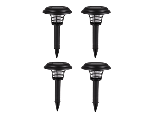 Lampa solarna owadobójcza 41 cm czarna 4 sztuki