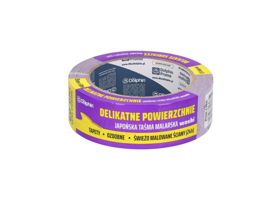 Taśma malarska Washi delikatne powierzchnie 35 mm x 50 m