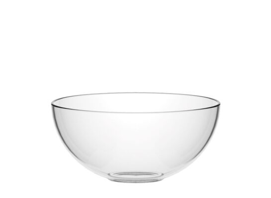 Miska szklana 20,5 cm transparentny