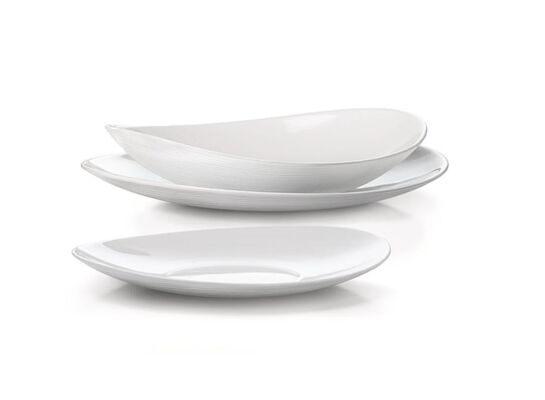 Zestaw obiadowy Prometeo dla 6 osób biały Bormioli