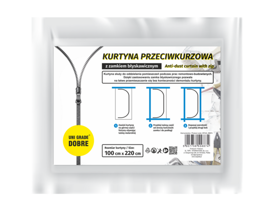 Kurtyna przeciwkurzowa 100 x 220 cm