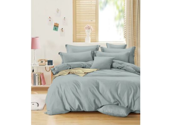 Komplet pościeli Cztery Pory Roku 160 x 200 cm + 70 x 80 cm jasnoszary