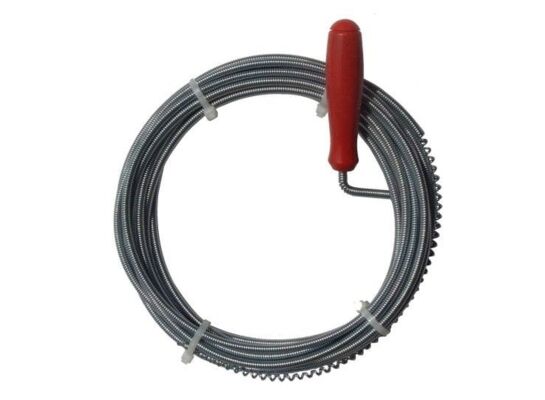 Spirala kanalizacyjna czarna Ø8 - 5 mb