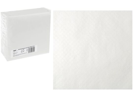 Serwetki gastronomiczne Decor 200 sztuk 15 x 15 cm biały