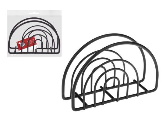 Serwetnik metalowy Wyspa Okazji czarny