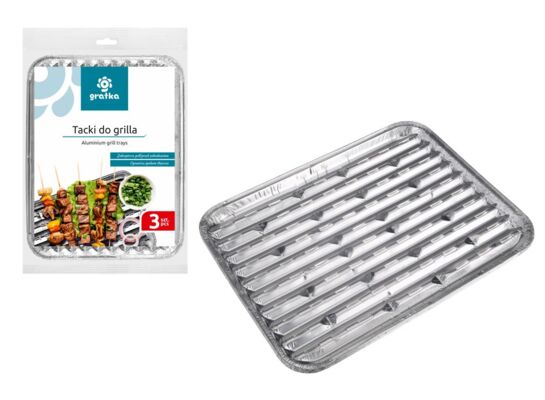 Tacki do grilla Gratka 28 x 22 cm 3 sztuki